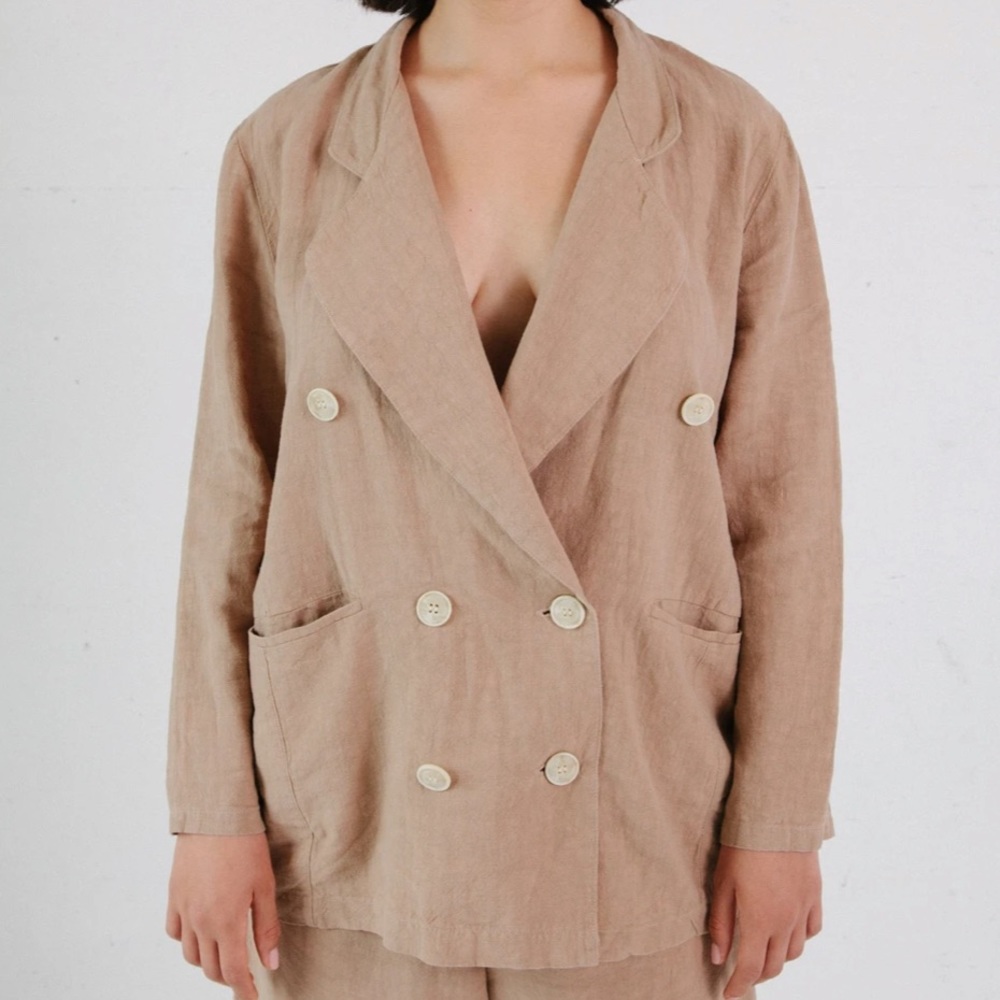 ❌ SOLD ❌ Boheme Goods The Blazer Linen